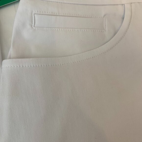 Floor Dropped Hilary Radley Womens Super Stretch Skort Skirt Tan White XXL - Picture 4 of 5